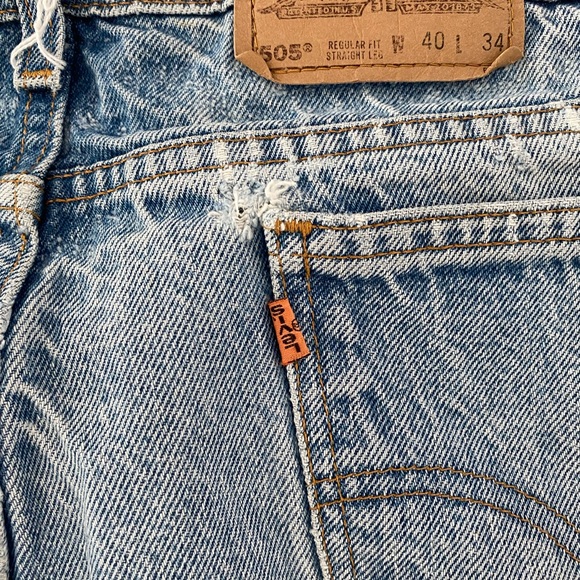 Vintage Levi’s 505 Orange Tabs - Picture 3 of 3